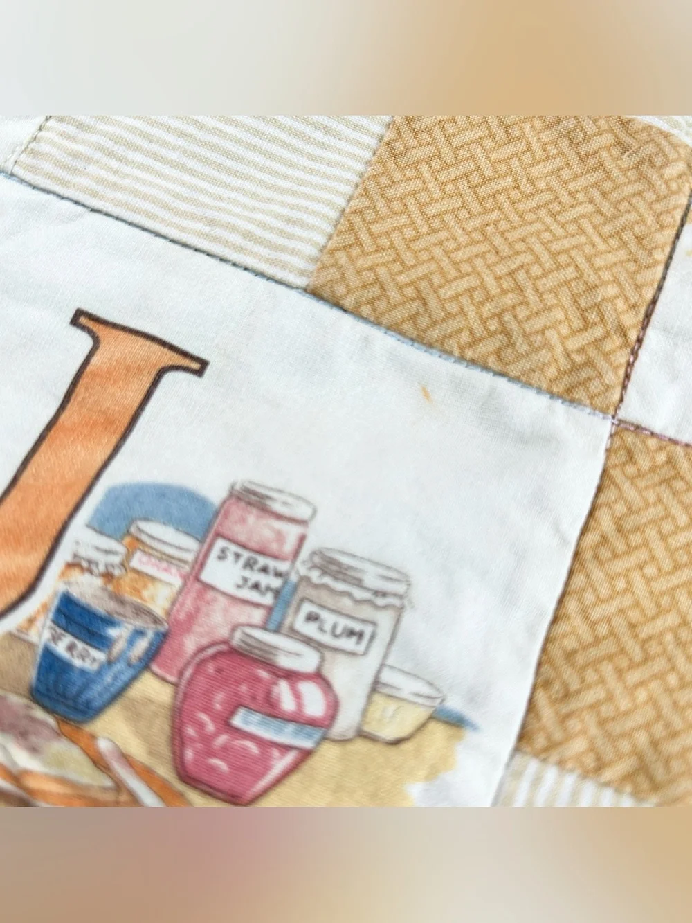 Handmade ABC Quilt Blanket for Baby